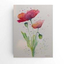 Maki- obraz  akwarela