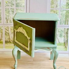 Ręcznie malowana szafka, oryginalny uchwyt, motyl, romantyczna