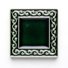 Kafel VIVACE zieleń butelkowa, 6cm x 6cm, kafle, kafelki
