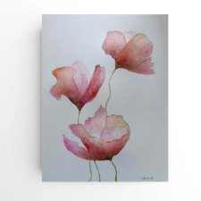 Maki 2- obraz  akwarela