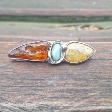 W gniazdku - broszka