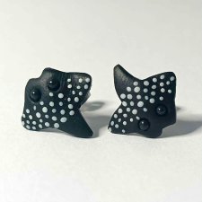 Kolczyki sztyfty Płaszczka