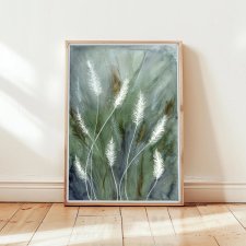 Oryginalna akwarela A4. Łąka