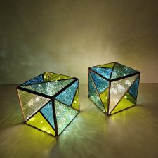 Lampion 2 w 1 niebieski