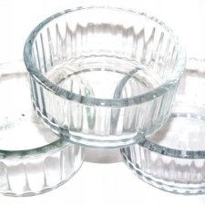 PYREX szklane Kokilki do zapiekania 3szt H673