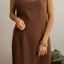 jedwabna sukienka S/M