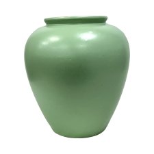 Ceramiczny wazon Scheurich 504-20 miętowy minimalizm, Niemcy lata 70.