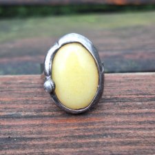 Żółciutki - pierścionek regulowany