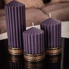 Świece sojowe zestaw 3 świec sojowych świeca sojowa Midnight