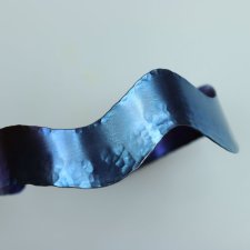 bransoletka tytanowa "niebieska"