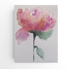 Mak- obraz  akwarela