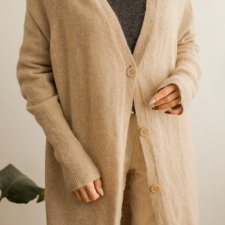 miękki kardigan z angorą S/M