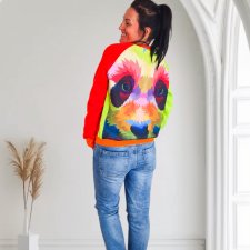 Cieplutka bluza z pandą