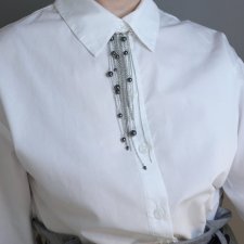 Broszka Hematyt i Stal