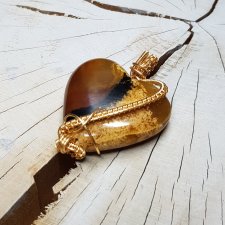 Bursztynowe serce m298