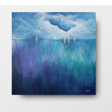 Morze  - obraz akrylowy 40/40 cm