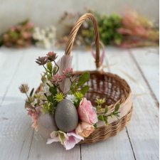 Koszyczek wielkanocny, koszyk wiklinowy na święcone