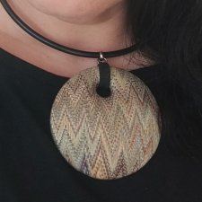 Naszyjnik Boho Zig-zag – unikalna biżuteria artystyczna.