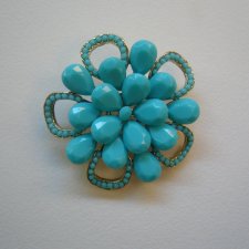 PIĘKNA BROSZKA KWIAT