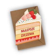 KARTKA URODZINOWA- NAJLEPSZE ŻYCZENIA