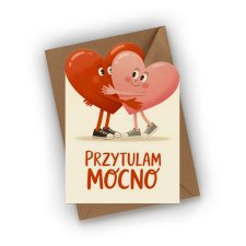 KARTKA OKOLICZNOŚCIOWA- PRZYTULAM MOCNO