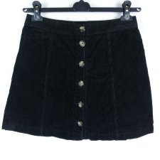 H&M Divided spódnica sztruks z przodu guziki / M