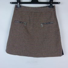 ZARA Basic trapezowa spódnica z wool / XS