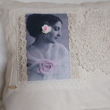 Poszewka w stylu retro