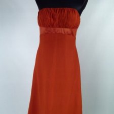 Alfred Angelo wieczorowa szyfonowa sukienka dłuższy tył ruda 10 / 36