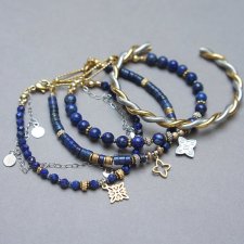 Zestaw bransoletek Lapis lazuli vol. 3 /10.02.26/- Szlachetna kolekcja