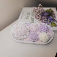 Delikatny zestaw świec "Piwonia"