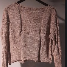 kolczuga handmade z lnem