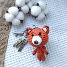 breloczek lis, lisek