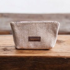 Kosmetyczka MIDI beżowy baranek