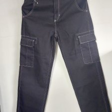 zara bawełniane cargo, wysoki stan