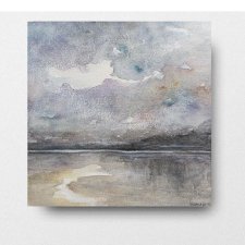 Morze - obraz akwarela