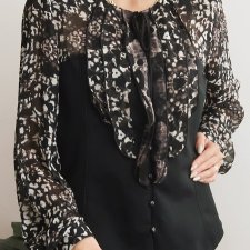 Ciekawa bluzka vintage L/XL