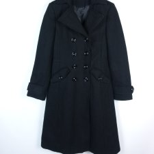 Dorothy Perkins wełniany płaszcz jesionka / M