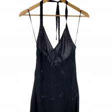 HUNKEMOLLER koszulka mgiełka aplikacje 36 S