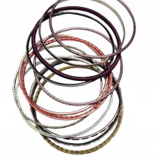 BOLLYWOOD Zestaw bransoletek różne kolory 12 szt