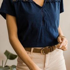 granatowa bluzka M/L