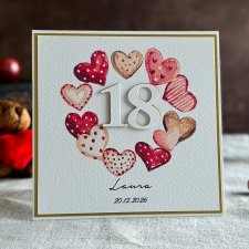 Personalizowana kartka na 18 urodziny, BH 34