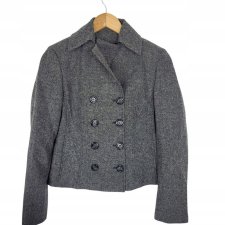 AMITY krótka kurtka przejściowa damska wełna 34 XS