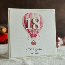 Personalizowana kartka na 18 urodziny, BH 38