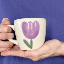 Kubek - Fioletowy Tulipan