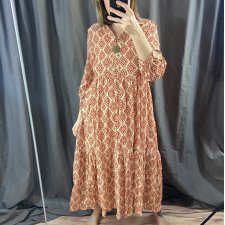 bawełniana boho sukienka