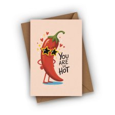 KARTKA DLA CHŁOPAKA - YOU ARE SO HOT!