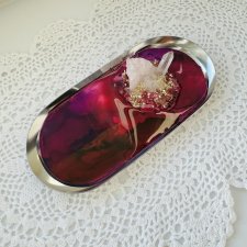 Talerzyk на drobiazgi z kamieniem naturalnym / Talerzyk na biżuterię