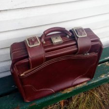 KUFER PODRÓŻNY WALIZKA VINTAGE RETRO DOCTOR BAG