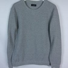Zara Man szara cieńsza bluza / M